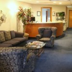St. Peters office cozy reception area