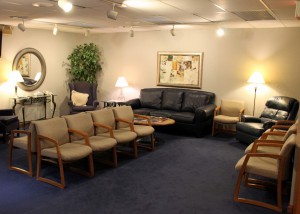 St. Peters office reception area