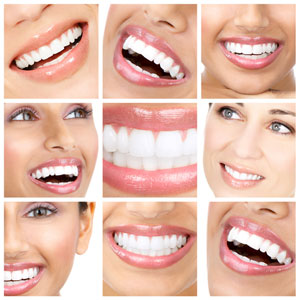 Collage of smiling faces